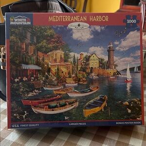 NWT White Mountain Mediterranean Harbor Puzzle -